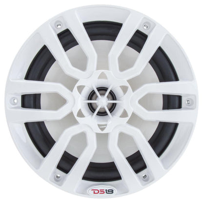 Suncoast Marine and Auto offers DS18 HYDRO 6.5" 2-Way Marine Speakers w/RGB LED Lights 300W - White [NXL-6]