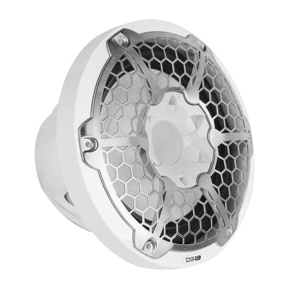 Suncoast Marine and Auto offers DS18 HYDRO 10" Subwoofer w/RGB Lights - 600W - White [NXL-10SUB]