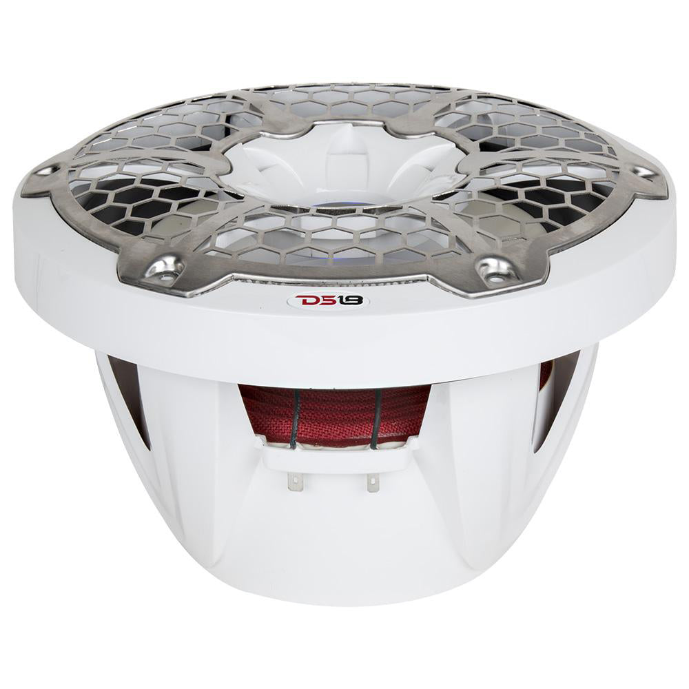 Suncoast Marine and Auto offers DS18 HYDRO 10" Subwoofer w/RGB Lights - 600W - White [NXL-10SUB]