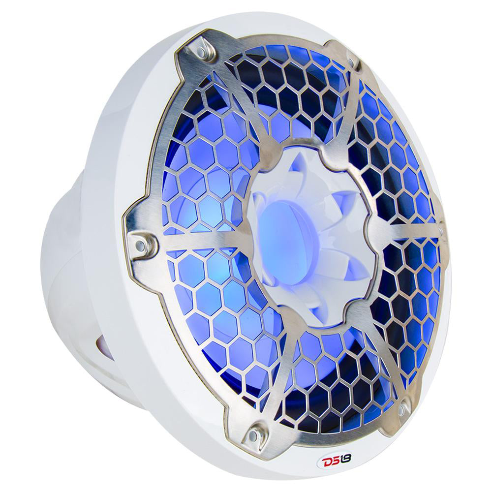 Suncoast Marine and Auto offers DS18 HYDRO 12" Subwoofer w/RGB Lights - 700W - White [NXL-12SUB/WH]