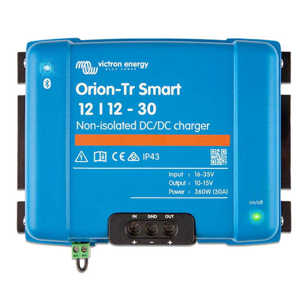 Suncoast Marine and Auto offers Victron Energy Orion-TR Smart 12/12-30 30A (360W) Non-Isolated DC-DC Charger or Power Supply [ORI121236140]