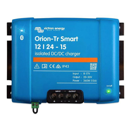 Suncoast Marine and Auto offers Victron Orion-TR Smart DC-DC 12/24-15 15A (360W) Isolated Charger or Power Supply [ORI122436120]