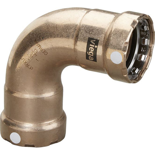 Suncoast Marine and Auto offers Viega MegaPress 3/4" 90 Copper Nickel Elbow - Double Press Connection - Smart Connect Technology [88005]