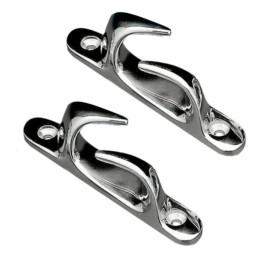 Suncoast Marine and Auto offers Whitecap Skene Bow Chock 4-1/2" Pair - Chrome Plated Brass [S-0981C]