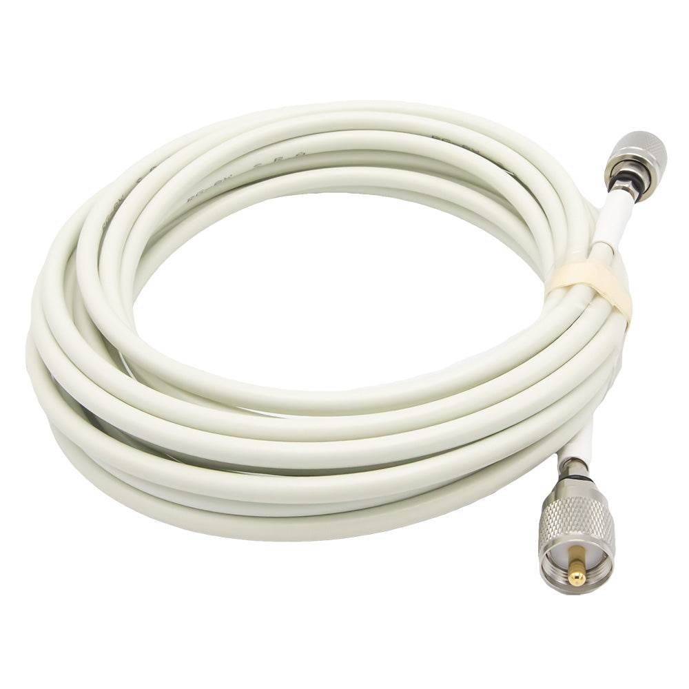 Suncoast Marine and Auto offers Shakespeare 20 Cable Kit f/Phase III VHF/AIS Antennas - 2 Screw On PL259S RG-8X Cable w/FME Mini Ends Included [PIII-20-ER]