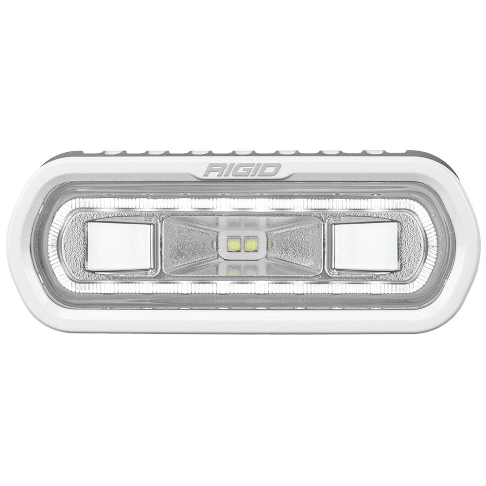 Suncoast Marine and Auto offers RIGID Industries SR-L Series Marine Spreader Light - White Surface Mount - White Light w/White Halo [51100]