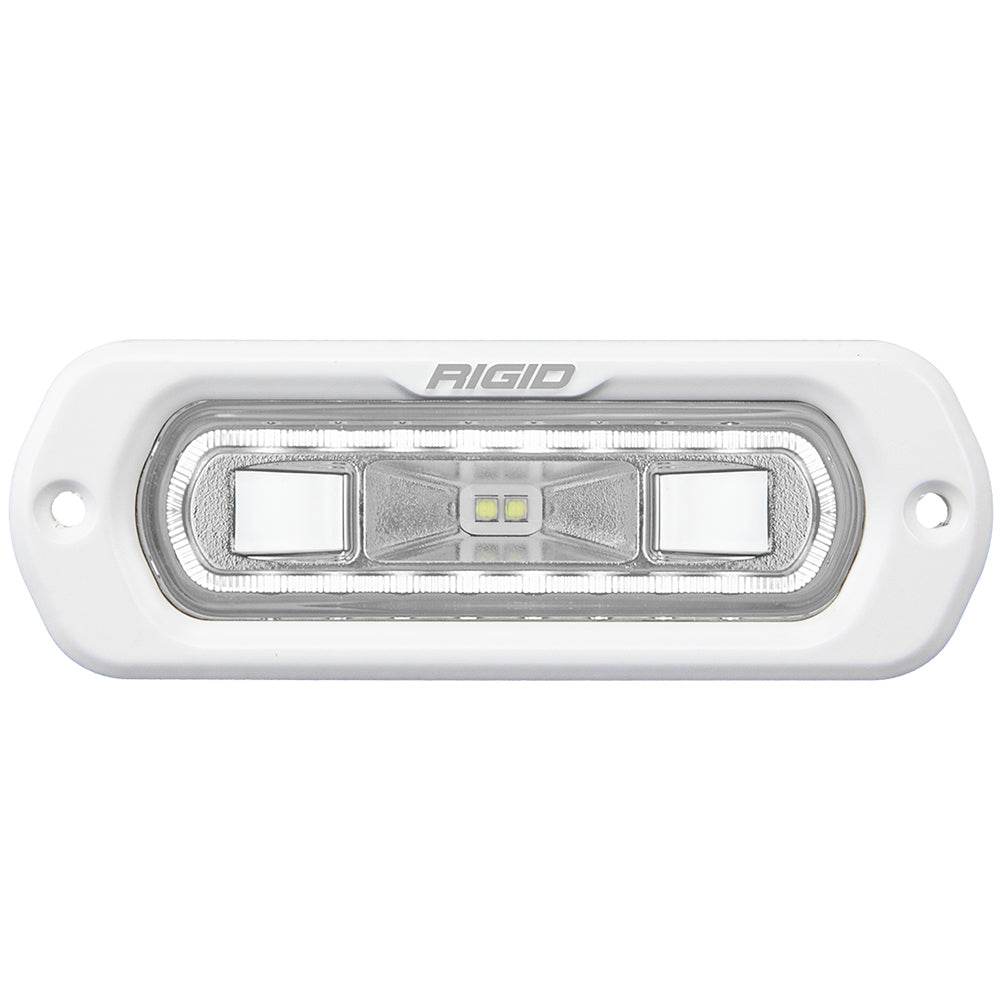 Suncoast Marine and Auto offers RIGID Industries SR-L Series Marine Spreader Light - White Flush Mount - White Light w/White Halo [51200]