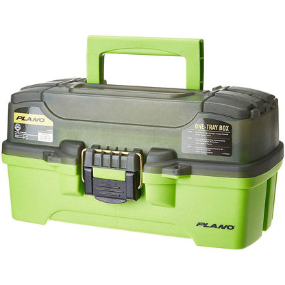 Suncoast Marine and Auto offers Plano 1-Tray Tackle Box w/Dual Top Access - Smoke Bright Green [PLAMT6211]