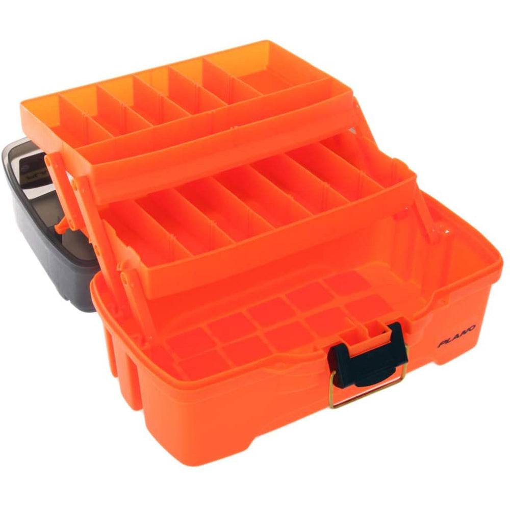 Suncoast Marine and Auto offers Plano 2-Tray Tackle Box w/Dual Top Access - Smoke Bright Orange [PLAMT6221]