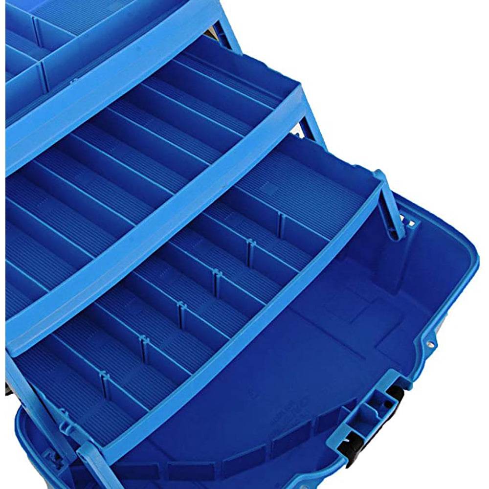 Suncoast Marine and Auto offers Plano 3-Tray Tackle Box w/Dual Top Access - Smoke Bright Blue [PLAMT6231]