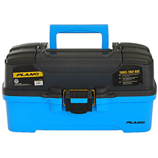 Suncoast Marine and Auto offers Plano 3-Tray Tackle Box w/Dual Top Access - Smoke Bright Blue [PLAMT6231]