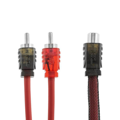 Suncoast Marine and Auto offers DS18 Advance Ultra Flex RCA Y Connector Cable- 1 Female to 2 Male [R1F2M]