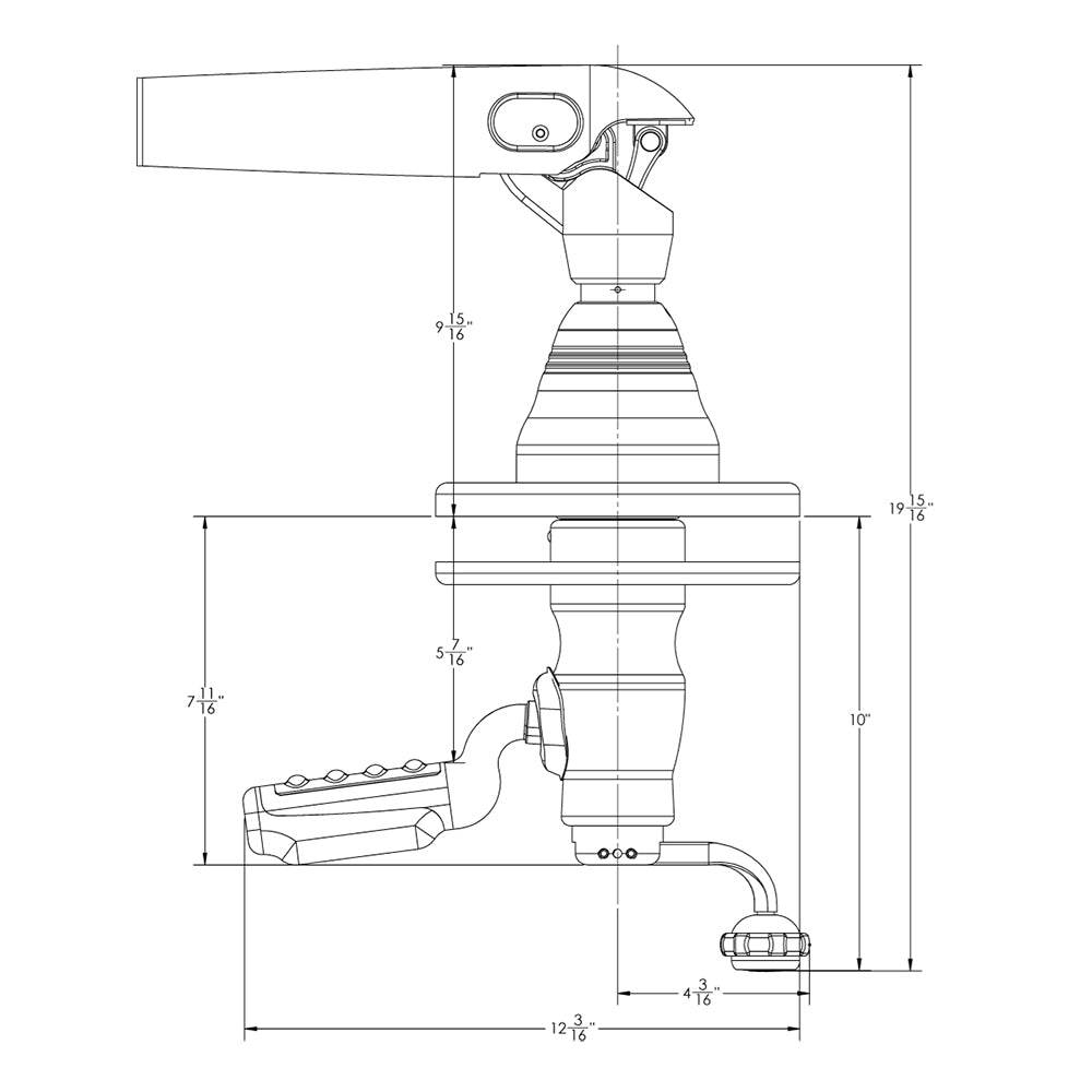 Suncoast Marine and Auto offers TACO GS-500 Grand Slam Outrigger Mounts *Only Accepts CF-HD Poles [GS-500]