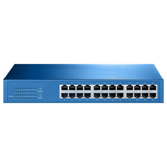 Suncoast Marine and Auto offers Aigean 24-Port Network Switch - Desk or Rack Mountable - 100-240VAC - 50/60Hz [NS-24]