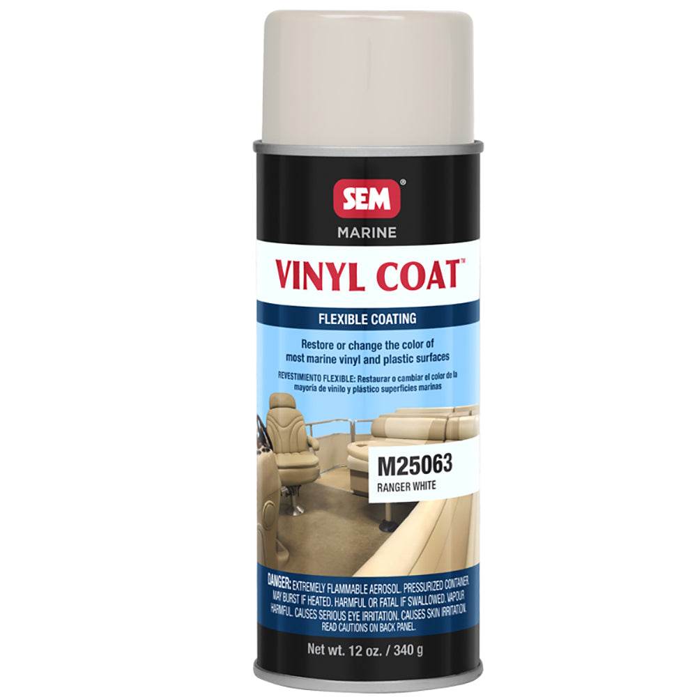 Suncoast Marine and Auto offers SEM Vinyl Coat - Ranger White - 12oz [M25063]