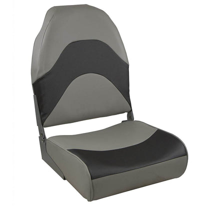 Suncoast Marine and Auto offers Springfield Premium Wave Folding Seat - Grey w/Meteor Stripe (1062034)