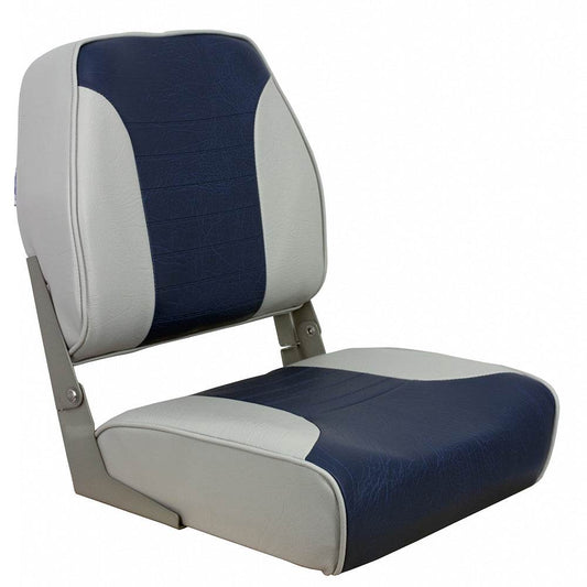 Suncoast Marine and Auto offers Springfield Economy Multi-Color Folding Seat - Grey/Blue (1040651)