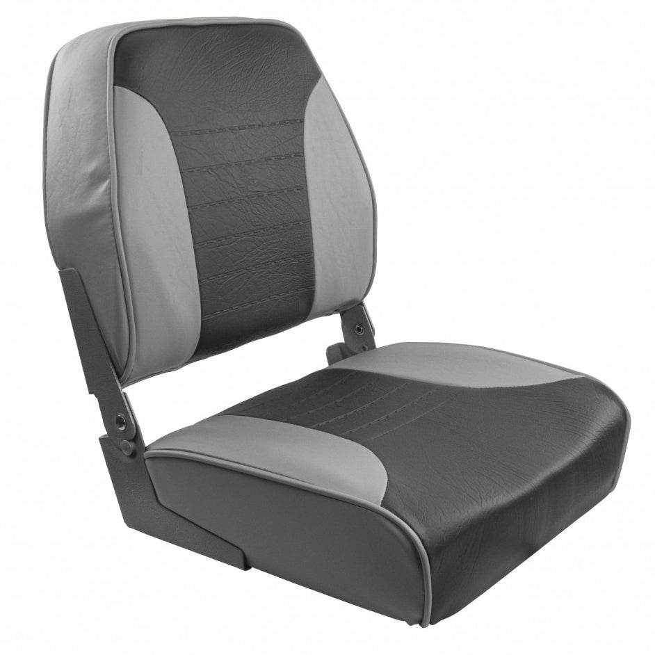 Suncoast Marine and Auto offers Springfield Economy Multi-Color Folding Seat - Grey/Charcoal (1040653)