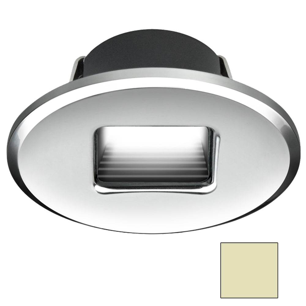 Suncoast Marine and Auto offers I2Systems Ember E1150Z Snap-In - Polished Chrome - Oval - Warm White Light [E1150Z-13CAB]