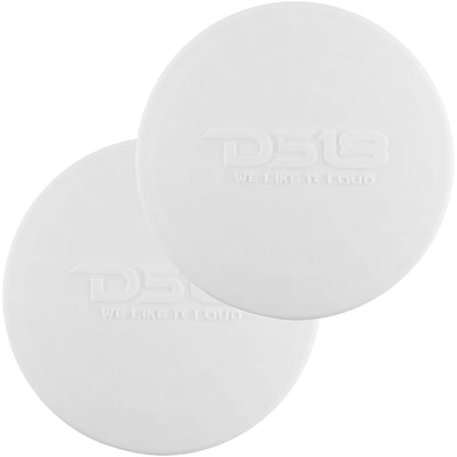 Suncoast Marine and Auto offers DS18 Silicone Marine Speaker Cover f/6.5" Speakers - White [CS-6/WH]