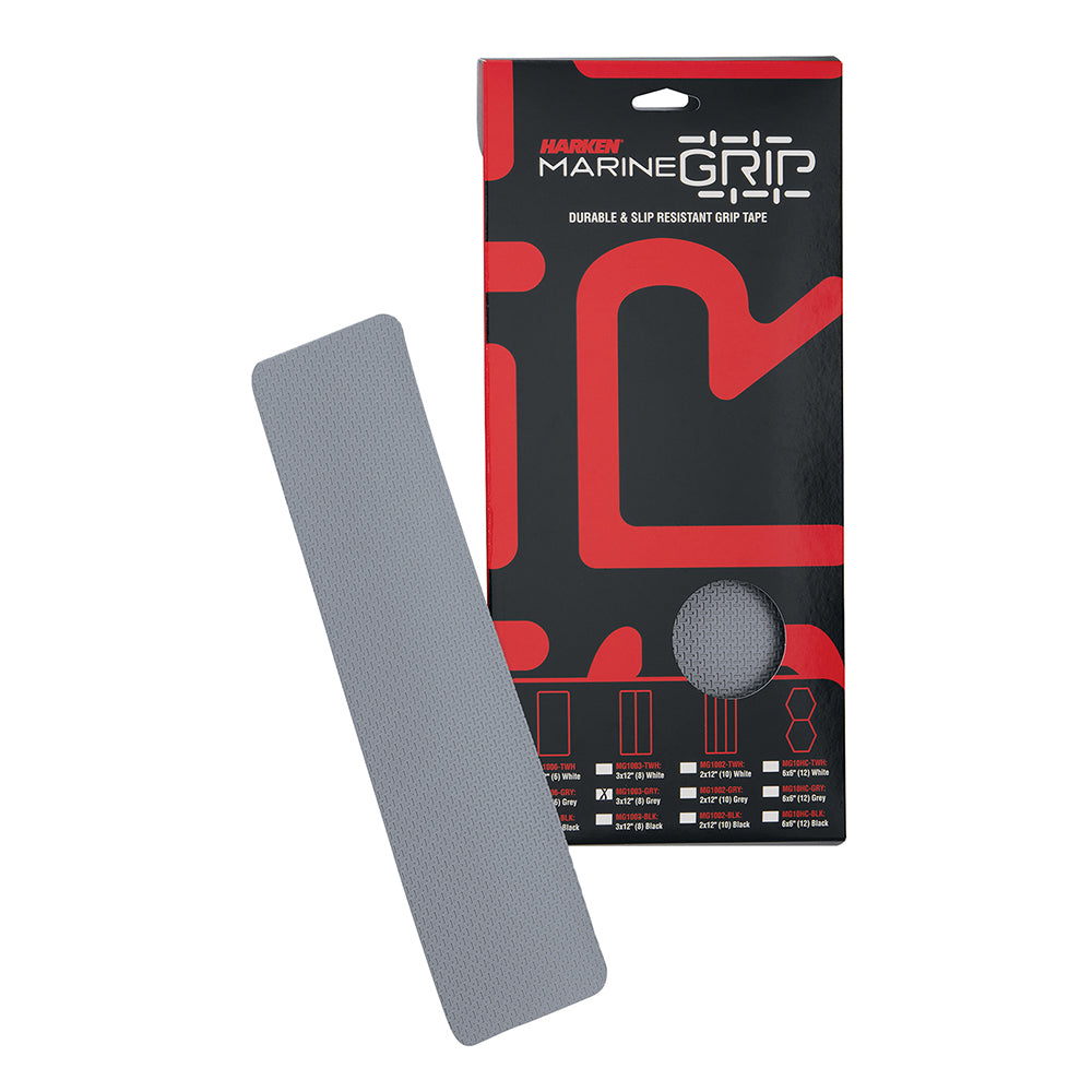 Suncoast Marine and Auto offers Harken Marine Grip Tape - 3 x 12" - Grey - 8 Pieces [MG1003-GRY]