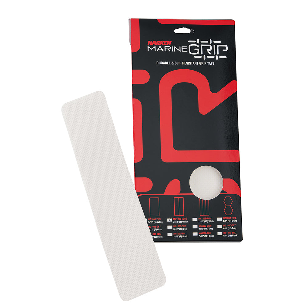 Suncoast Marine and Auto offers Harken Marine Grip Tape - 3 x 12" - Translucent White - 8 Pieces [MG1003-TWH]