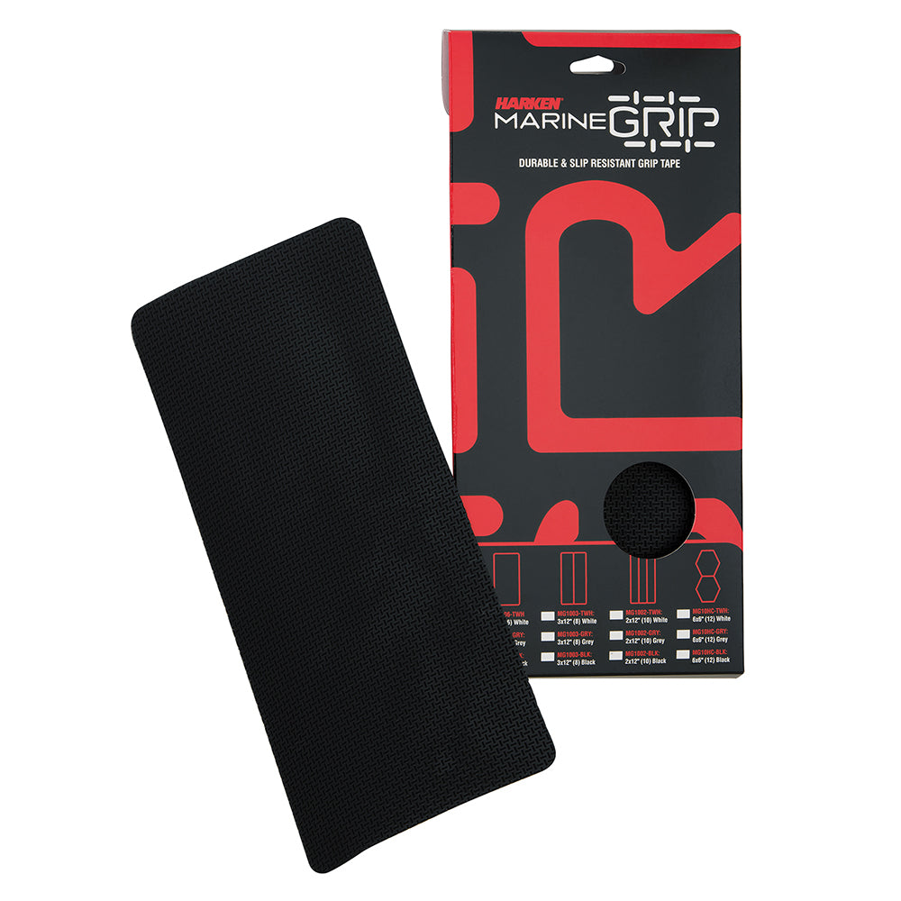 Suncoast Marine and Auto offers Harken Marine Grip Tape - 6 x 12" - Black - 6 Pieces [MG1006-BLK]