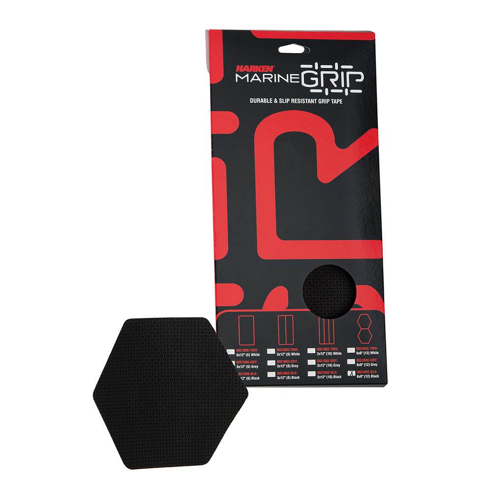 Suncoast Marine and Auto offers Harken Marine Grip Tape - Honeycomb - Black - 12 Pieces [MG10HC-BLK]