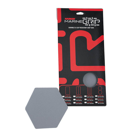 Suncoast Marine and Auto offers Harken Marine Grip Tape - Honeycomb - Grey - 12 Pieces [MG10HC-GRY]