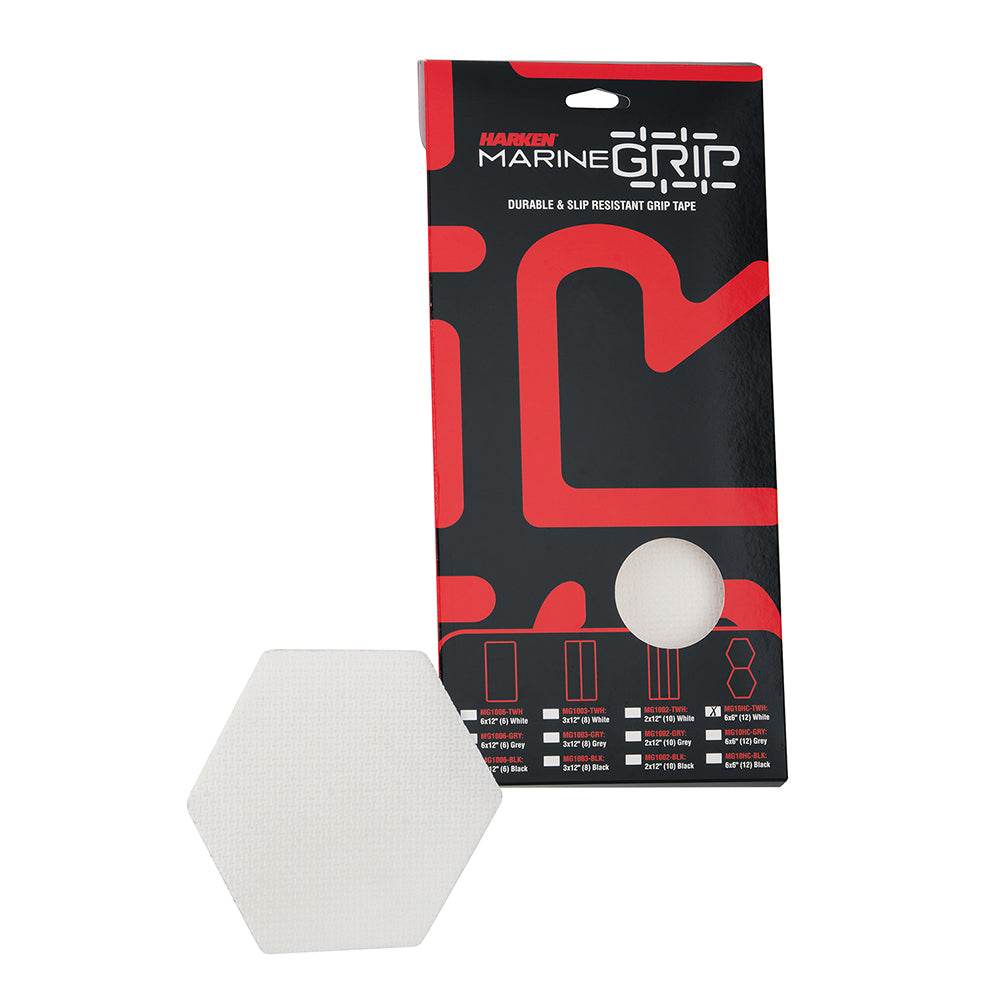 Suncoast Marine and Auto offers Harken Marine Grip Tape - Honeycomb - Translucent White - 12 Pieces [MG10HC-TWH]