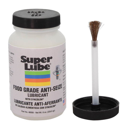 Suncoast Marine and Auto offers Super Lube Food Grade Anti-Seize w/Syncolon - 8oz Brush Bottle [48008]