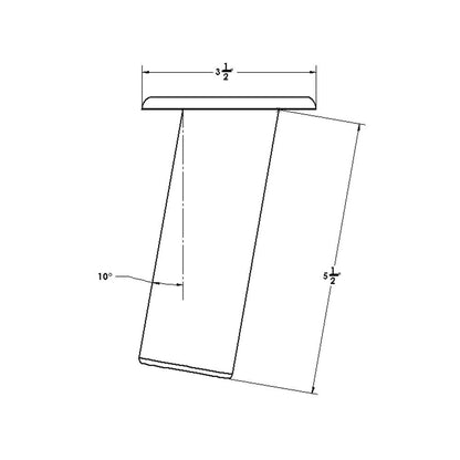 Suncoast Marine and Auto offers TACO Flush Mount Rod Holder 10 - Deluxe Anodized Finish [F31-0702BXY]