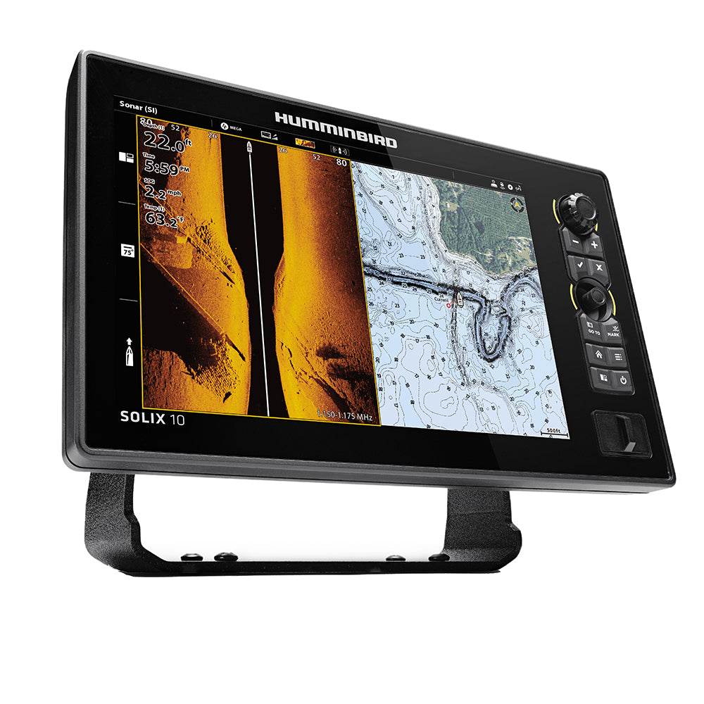 Suncoast Marine and Auto offers Humminbird SOLIX 10 CHIRP MEGA SI+ G3 CHO Display Only [411530-1CHO]