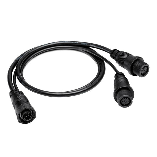 Suncoast Marine and Auto offers Humminbird 14 M SILR Y - SOLIX/APEX Side Imaging Left-Right Splitter Cable [720112-1]