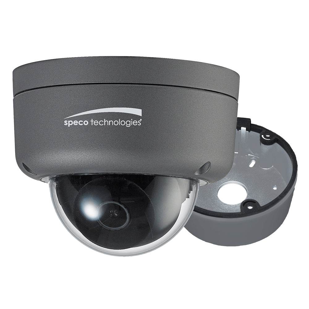 Suncoast Marine and Auto offers Speco 2MP Ultra Intensifier HD-TVI Dome Camera 3.6mm Lens - Dark Grey Housing w/Included Junction Box [HID8]