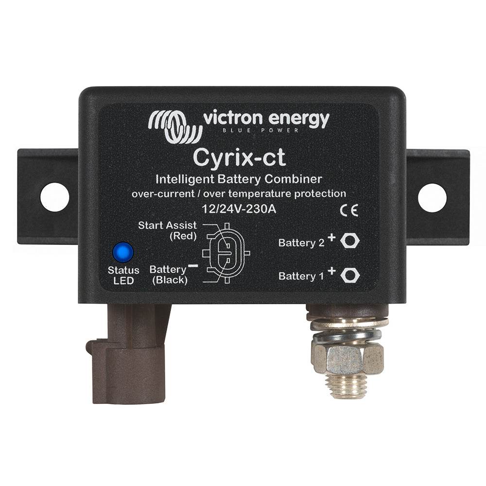 Suncoast Marine and Auto offers Victron Combiner 12/24V-230A Cyrix-CT Intelligent Combiner Microprocessor Controlled [CYR010230010]