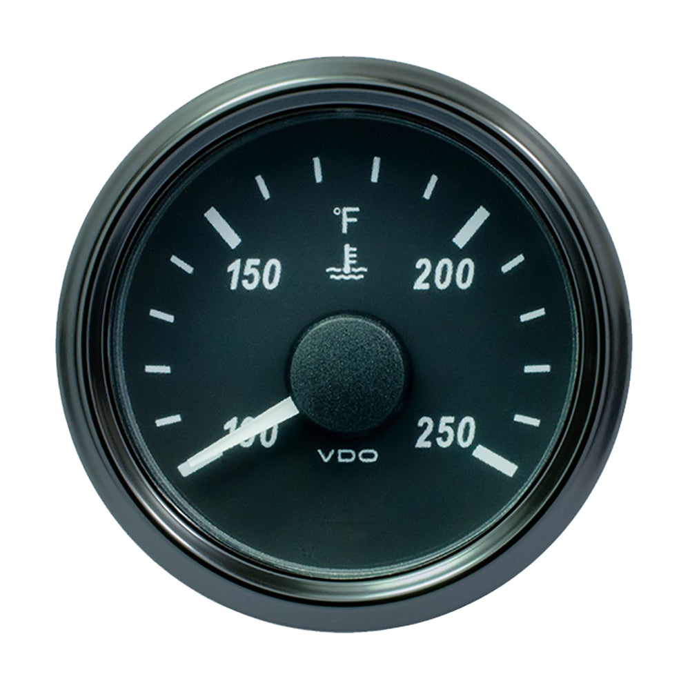 Suncoast Marine and Auto offers VDO SingleViu 52mm (2-1/16") Water Temperature Gauge - 250F - 450-30 Ohm [A2C3833340030]