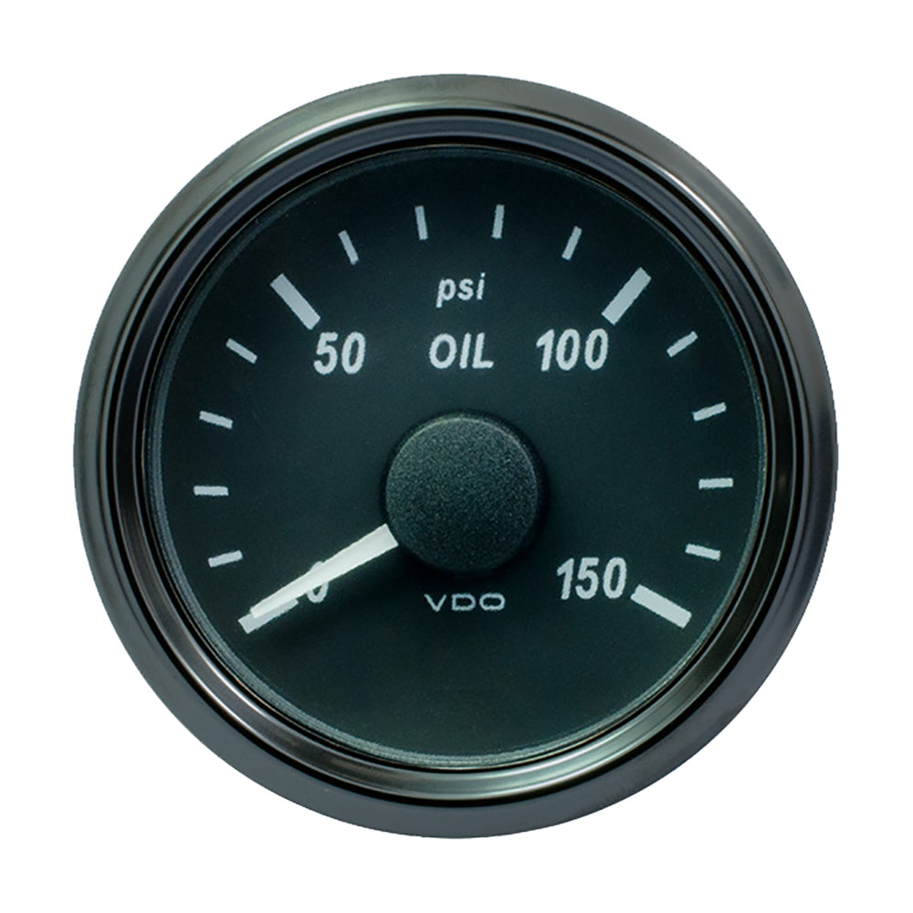 Suncoast Marine and Auto offers VDO SingleViu 52mm (2-1/16") Oil Pressure Gauge - 150 PSI [A2C3833240030]