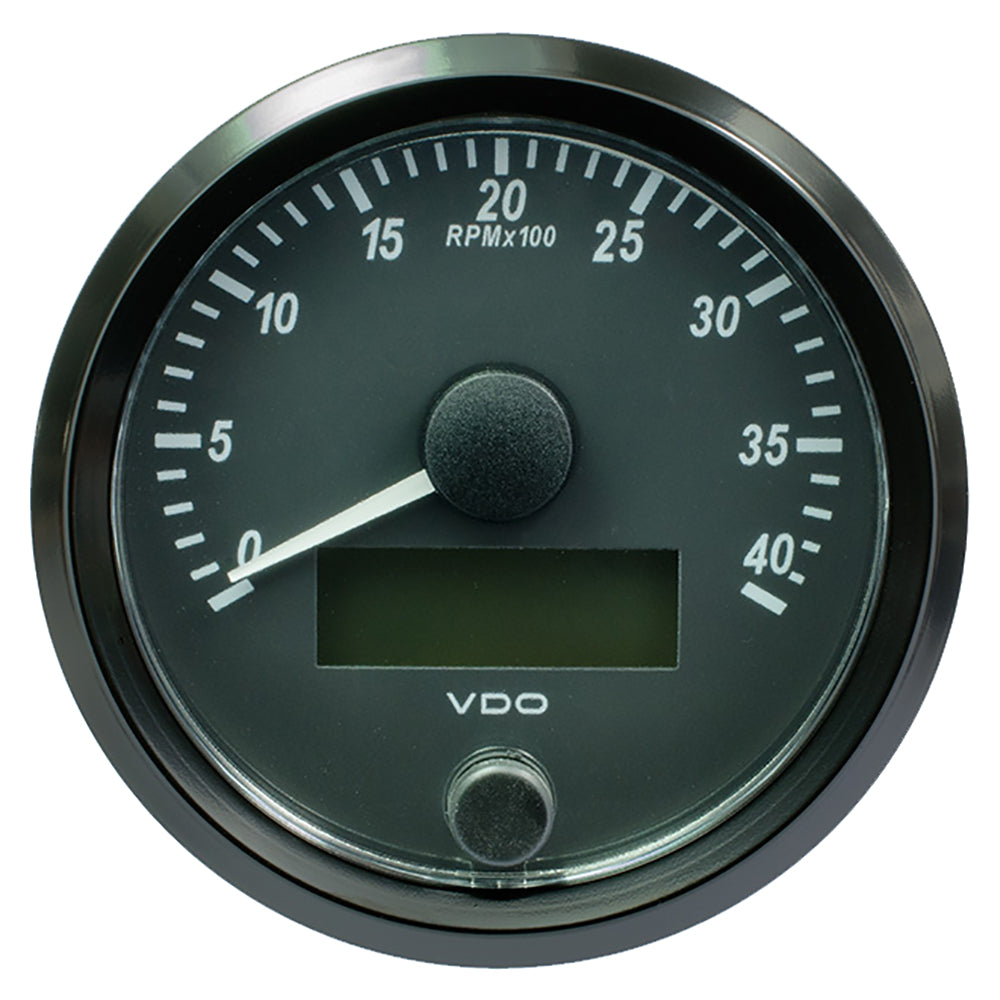 Suncoast Marine and Auto offers VDO SingleViu 80mm (3-1/8") Tachometer - 4,000 RPM [A2C3832990030]