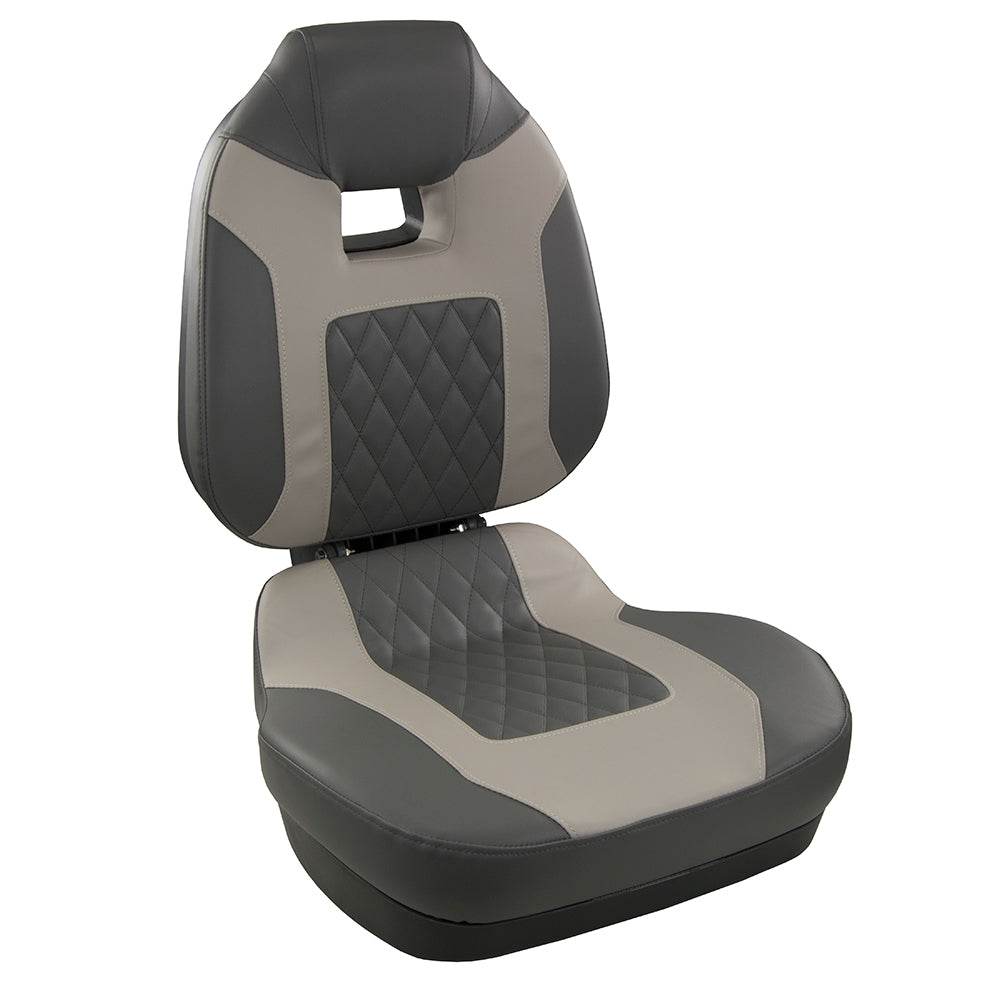 Suncoast Marine and Auto offers Springfield Fish Pro II High Back Folding Seat - Charcoal/Grey (1041483)