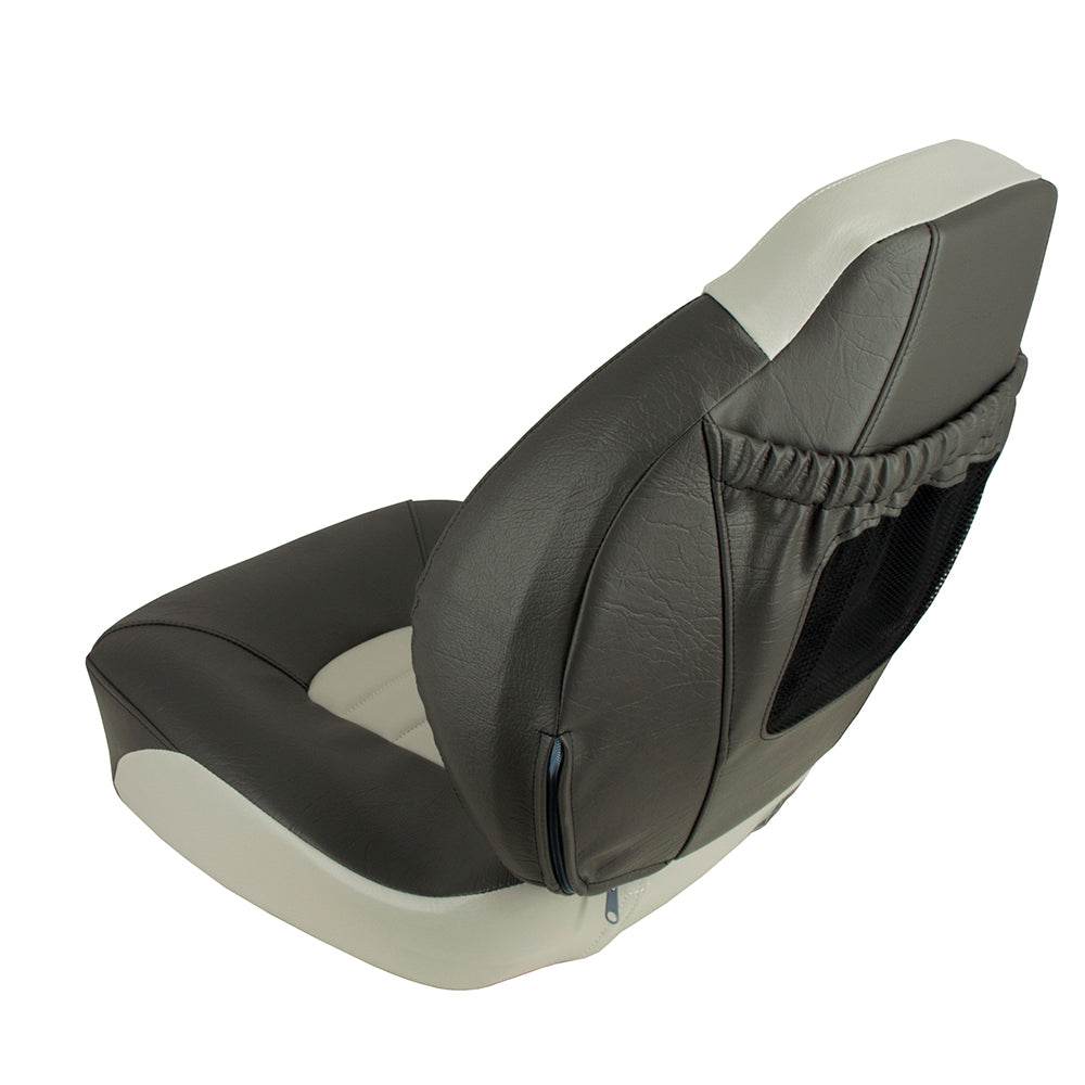 Suncoast Marine and Auto offers Springfield Fish Pro Mid Back Folding Seat - Charcoal/Grey (1041733)