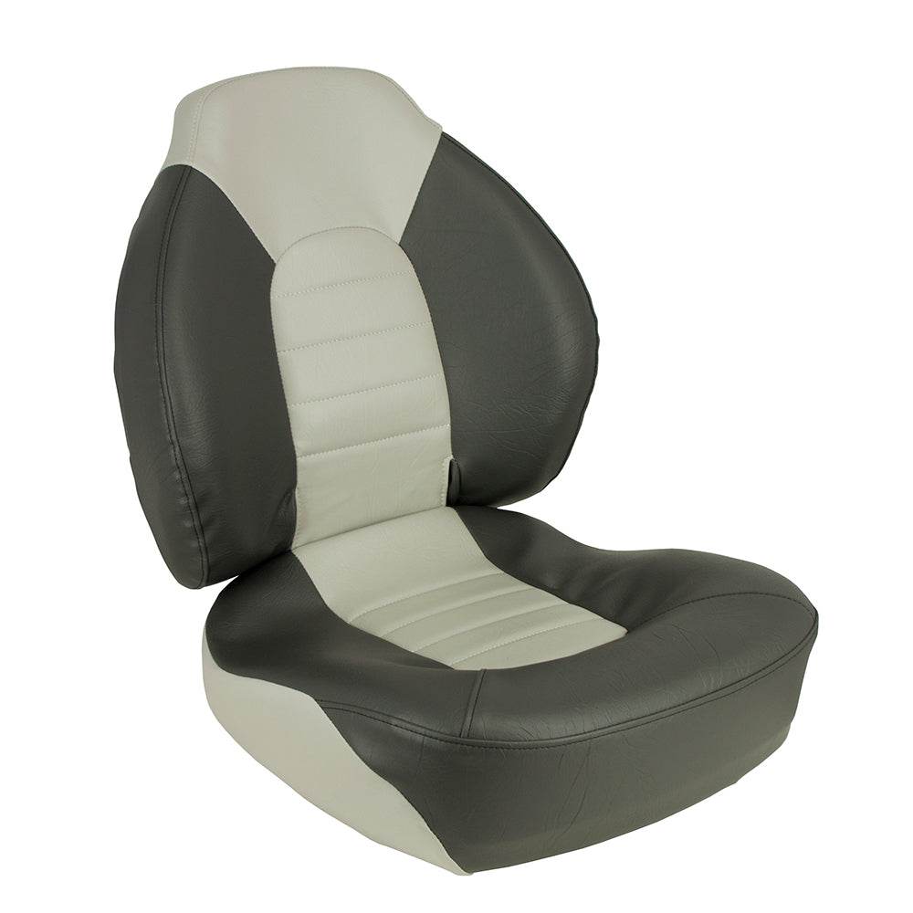 Suncoast Marine and Auto offers Springfield Fish Pro Mid Back Folding Seat - Charcoal/Grey (1041733)