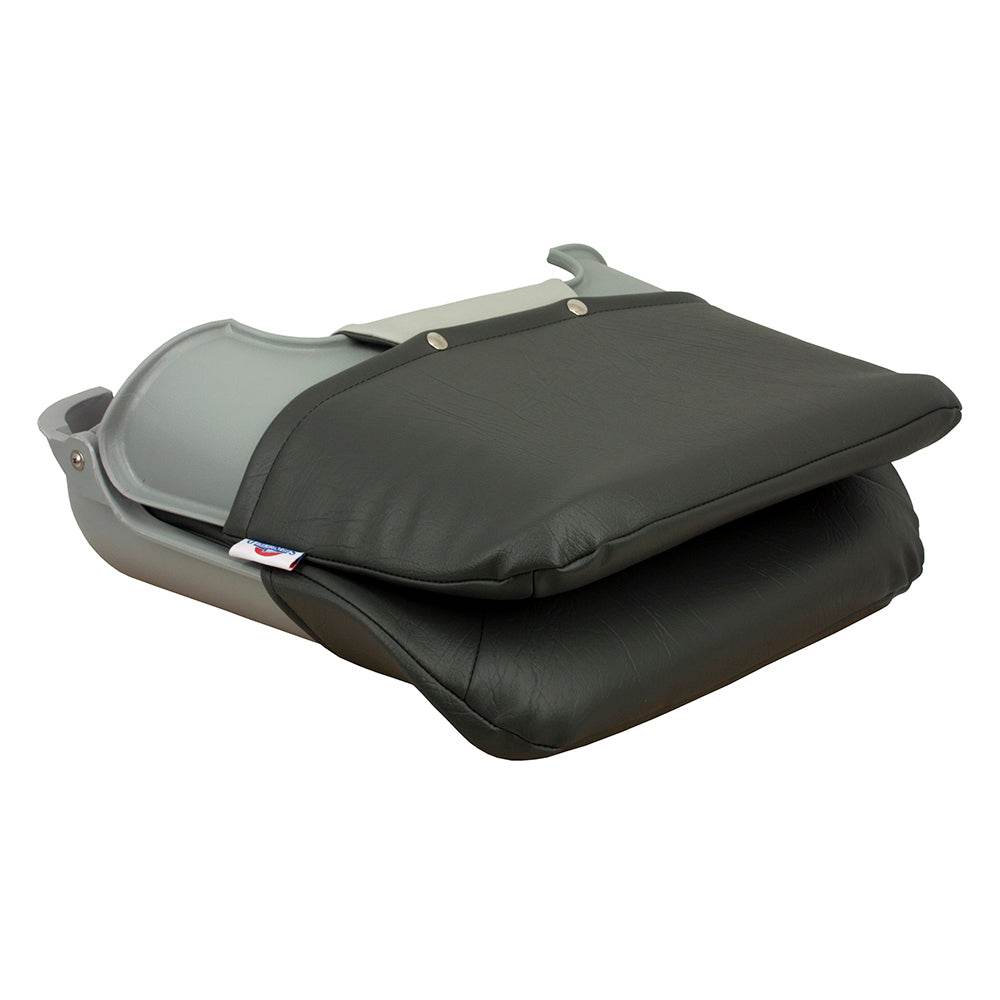 Suncoast Marine and Auto offers Springfield Skipper Standard Folding Seat - Grey/Charcoal (1061017)