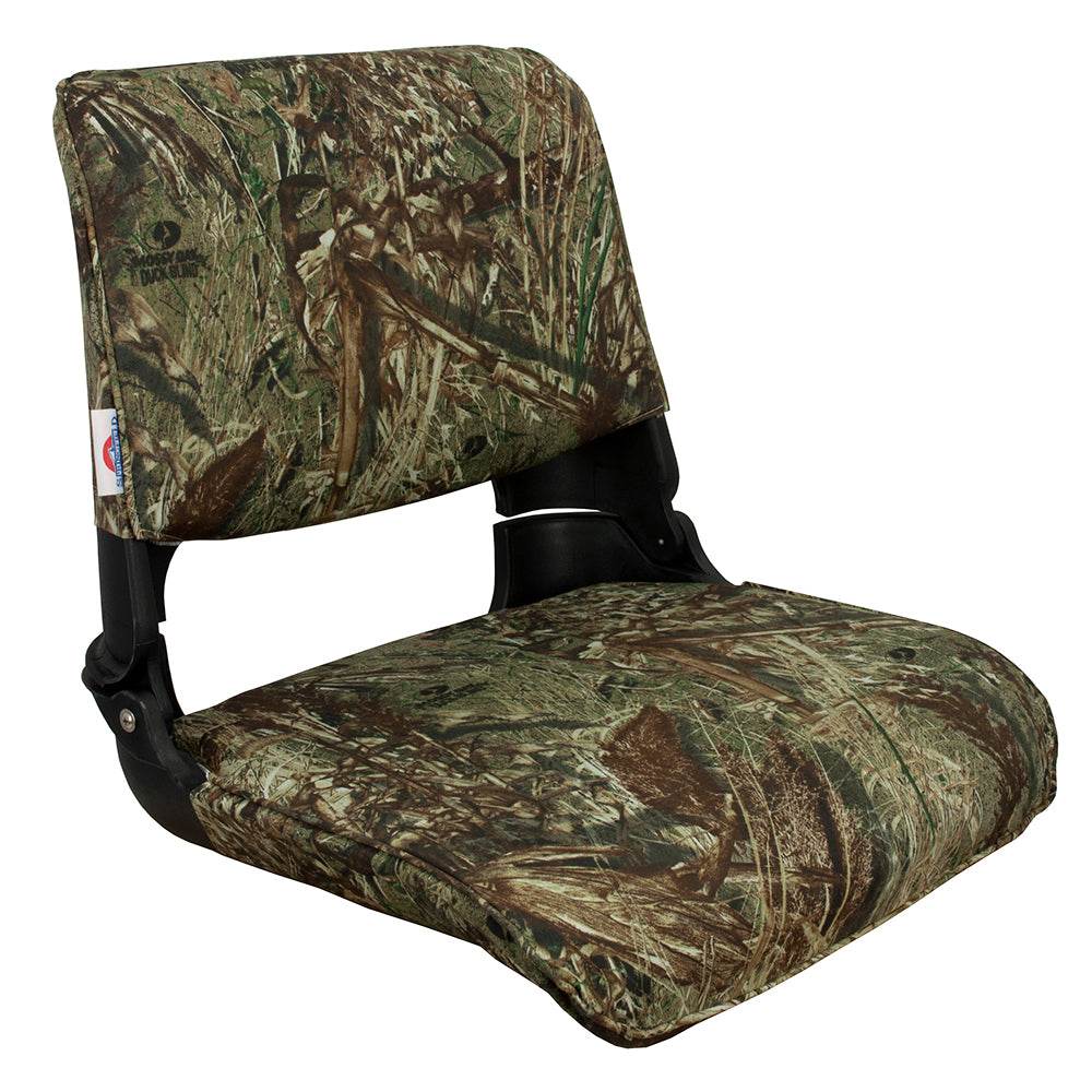 Suncoast Marine and Auto offers Springfield Skipper Premiun Folding Seat - Mossy Oak Duck Blind w/Black Shell (1061021)