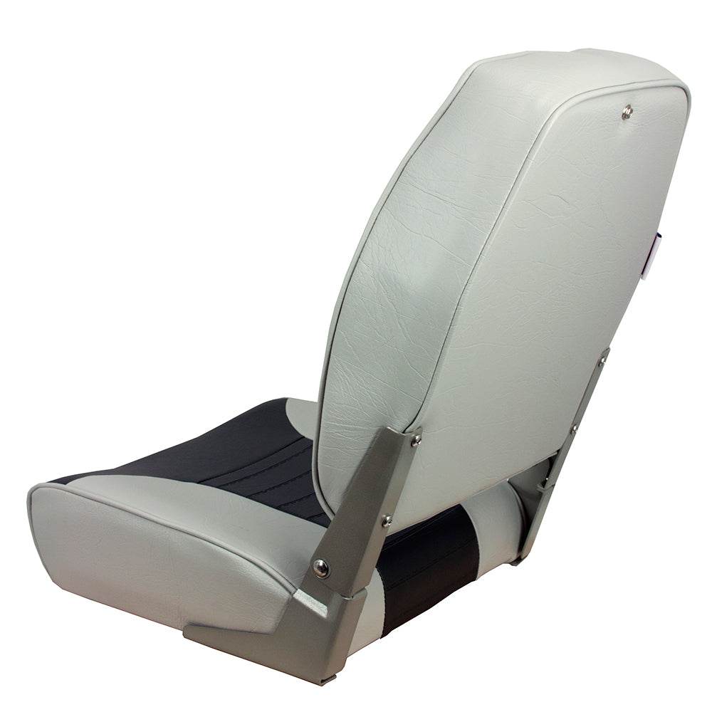 Suncoast Marine and Auto offers Springfield High Back Multi-Color Folding Seat - Grey/Charcoal (1040663)