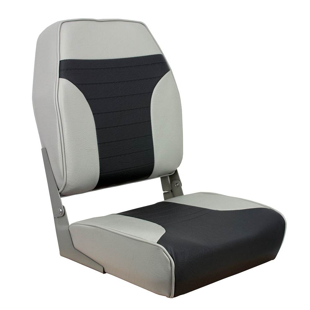 Suncoast Marine and Auto offers Springfield High Back Multi-Color Folding Seat - Grey/Charcoal (1040663)