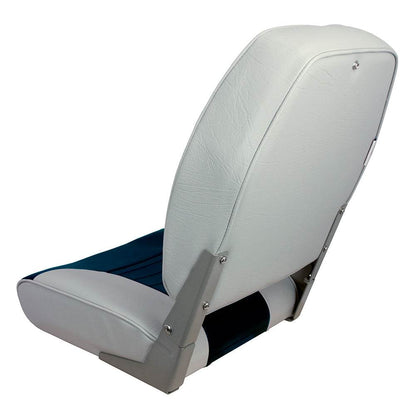 Suncoast Marine and Auto offers Springfield High Back Multi-Color Folding Seat - Blue/Grey (1040661)