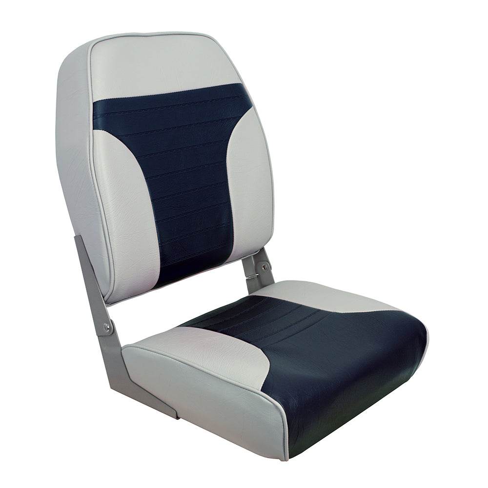 Suncoast Marine and Auto offers Springfield High Back Multi-Color Folding Seat - Blue/Grey (1040661)