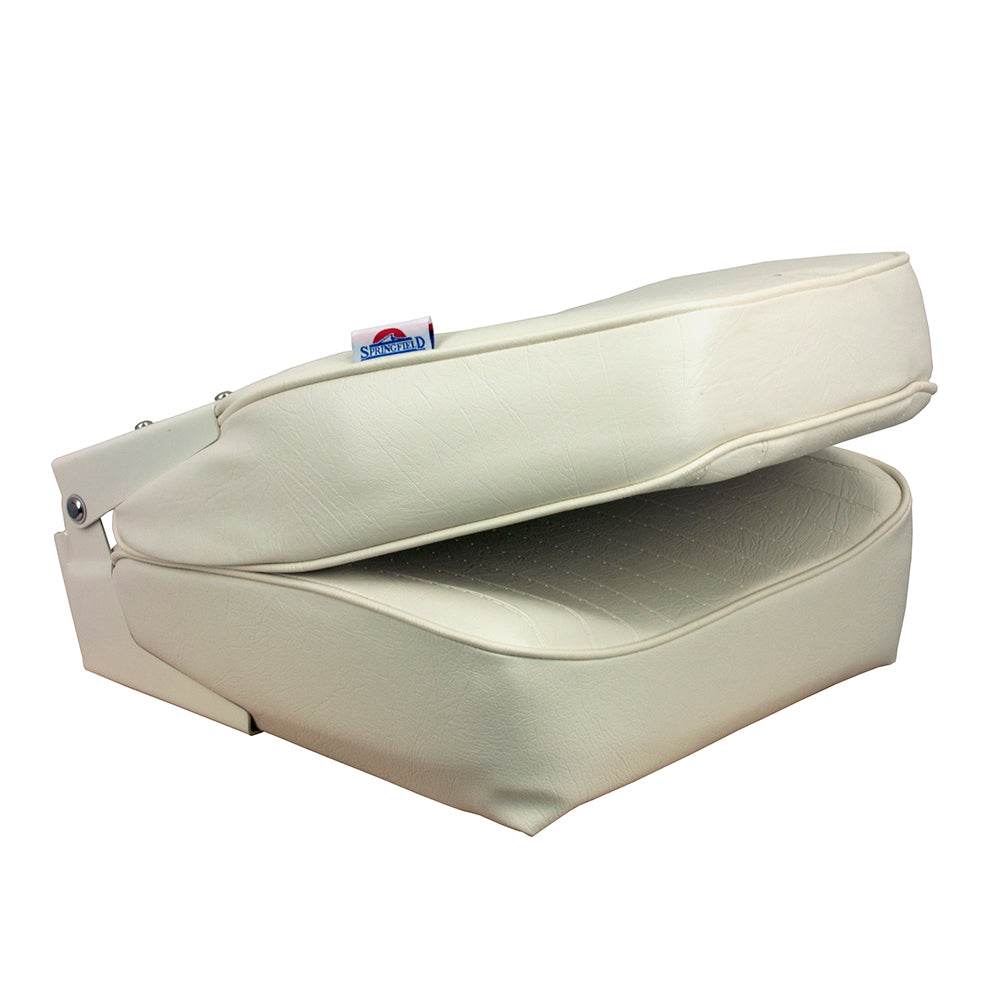 Suncoast Marine and Auto offers Springfield High Back Folding Seat - White (1040649)