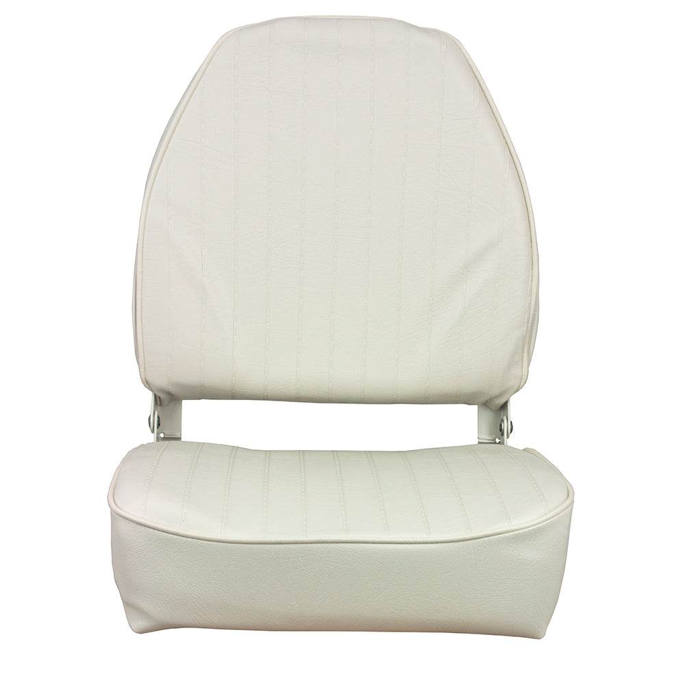 Suncoast Marine and Auto offers Springfield High Back Folding Seat - White (1040649)